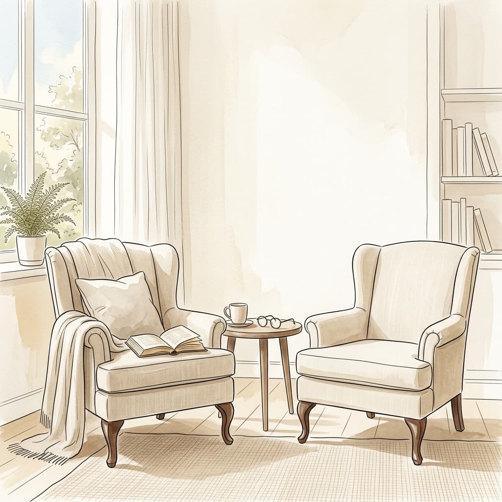 Empty armchair